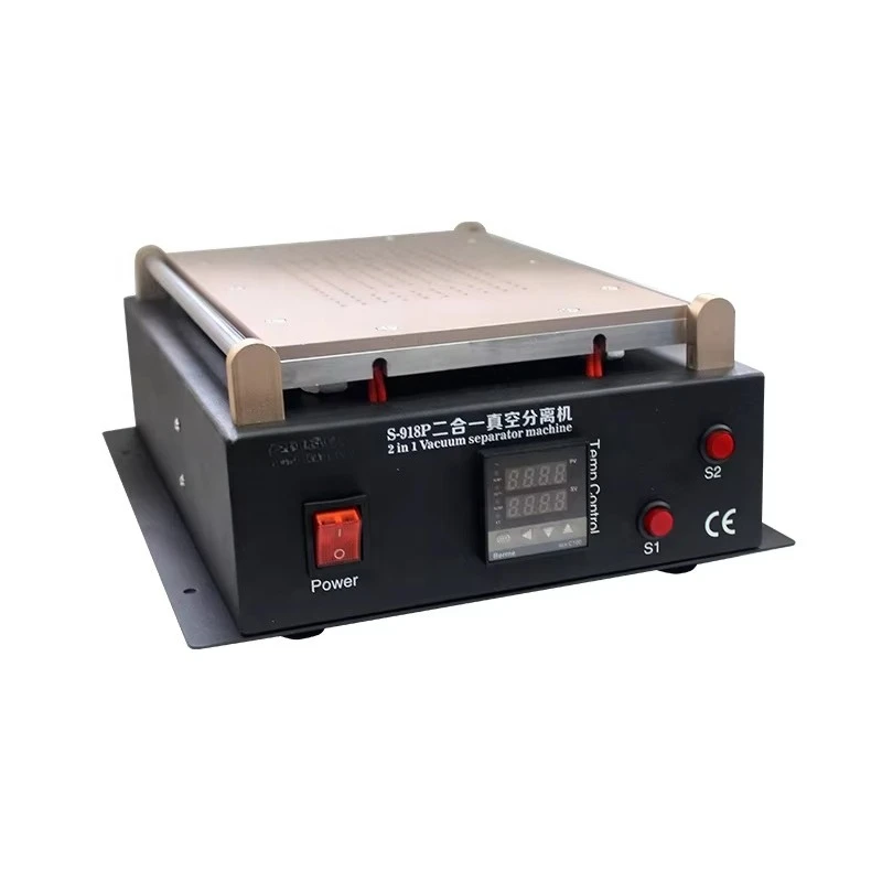 Sunshine S-918P 2 in 1 14inch  Vacuum Lcd Touch Screen Machine Separator with Air Bubble Remover for T  let Mobile Phone Repair