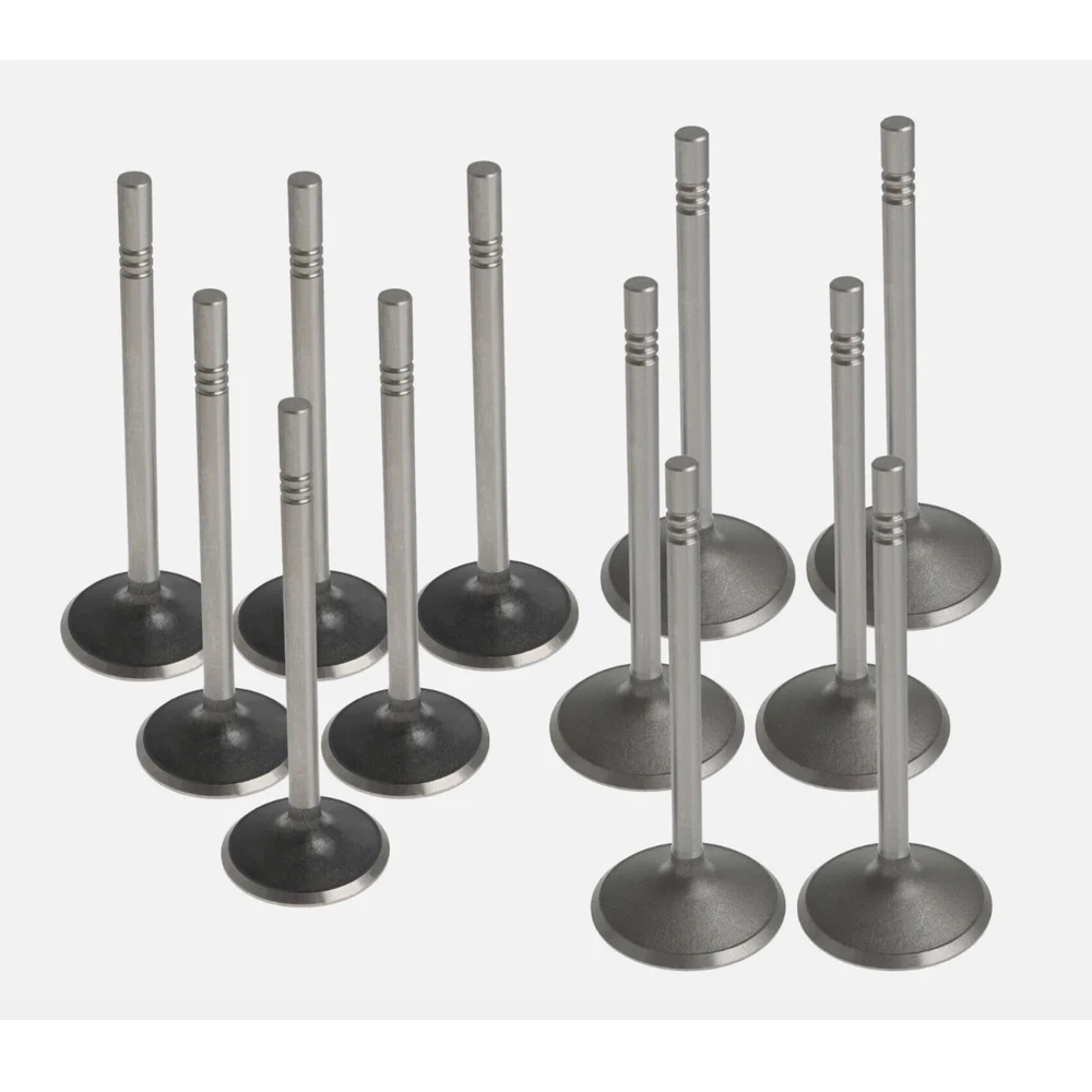 Engine Intake Exhaust Valves 12× Fit 4.0 L For Frod Explorer Mustang Mazda Mercury B4000 Ranger Land Rover LR3 4.0L V6 GAS 97-11 view 2