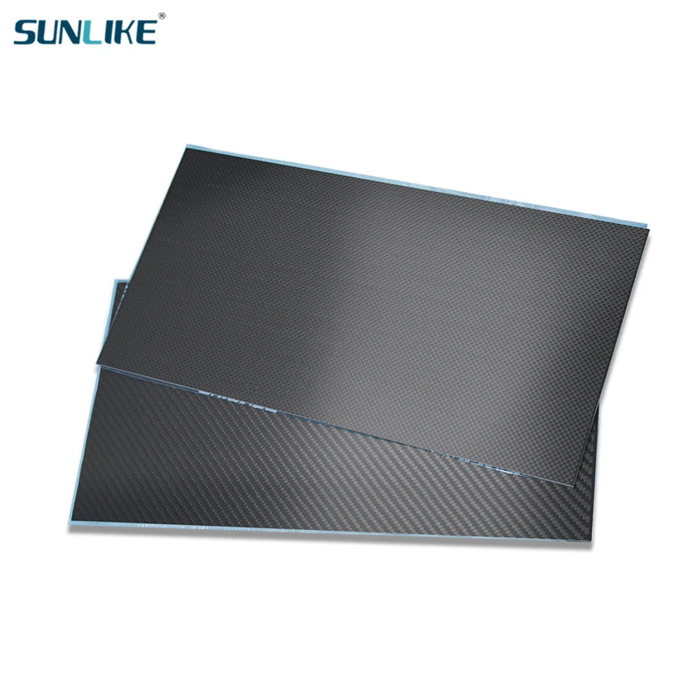 0.2-2.0MM 400mm X500mm 100% 3K Carbon Fiber Plate Panel Sheets Board Fiberic High Composite Hardness Material for RC Model