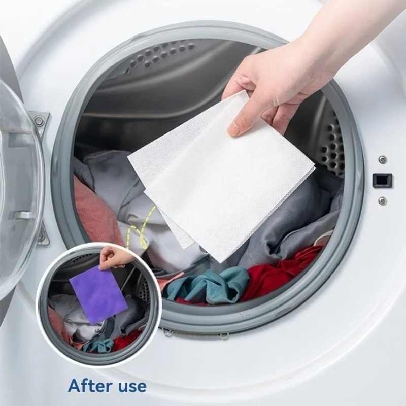 100pcs Color Catcher Laundry Sheets, Anti Dye Transfer Sheets for Mixed Washing, Keep Garments Bright & Original Color