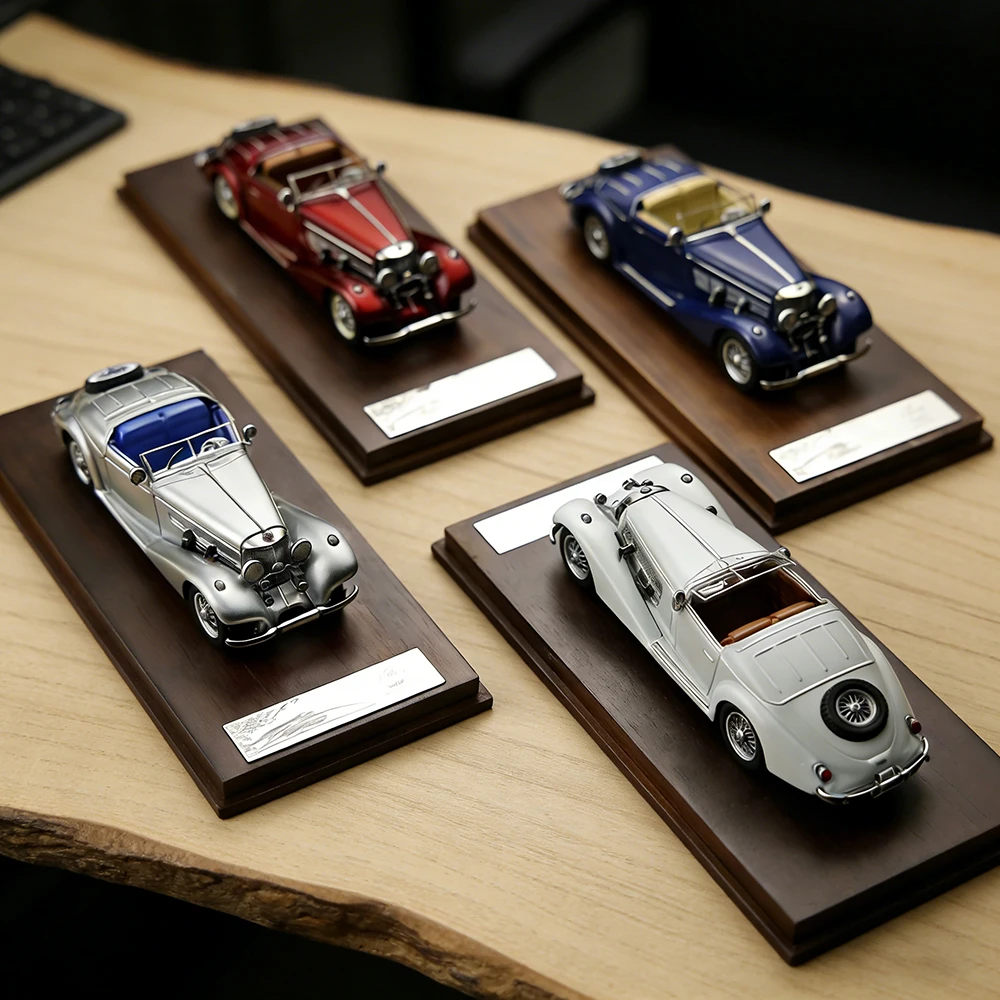 1:64 스케일 합금 모형 자동차 |   클래식 빈티지 500K 다이캐스트 자동차 |   고급 수집용 차량 |   자동차 애호가를 위한 완벽한 선물