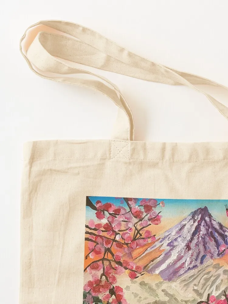 Serene Mountain Landscape Tote Bag women bag ecological bags the tote bag female