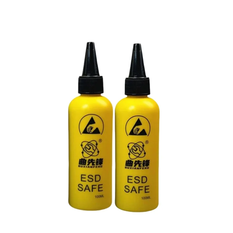 100 مللي زجاجة الكحول السائل لموزع الصنوبري لحام الجريان لصق للهاتف المحمول PCB تنظيف لحام إصلاح
