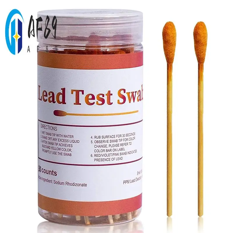 

AF89-Lead Test Swabs, Instant Lead Test Kit For All Painted Surfaces,Ceramics, Dishes, Metal, Wood, Lead Testing Strips