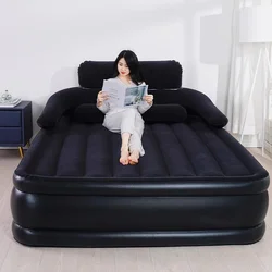 Cama plegable inflable de lujo, sofá moderno de diseño doble, Tatami portátil para acampar, viajar, pescar, dormir, muebles para el hogar