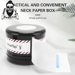 Barbershop Disposable Neck Paper Roll Holder Professional Hairdresser Haircut Storage Box Salon Barber Hairdressing Accessories