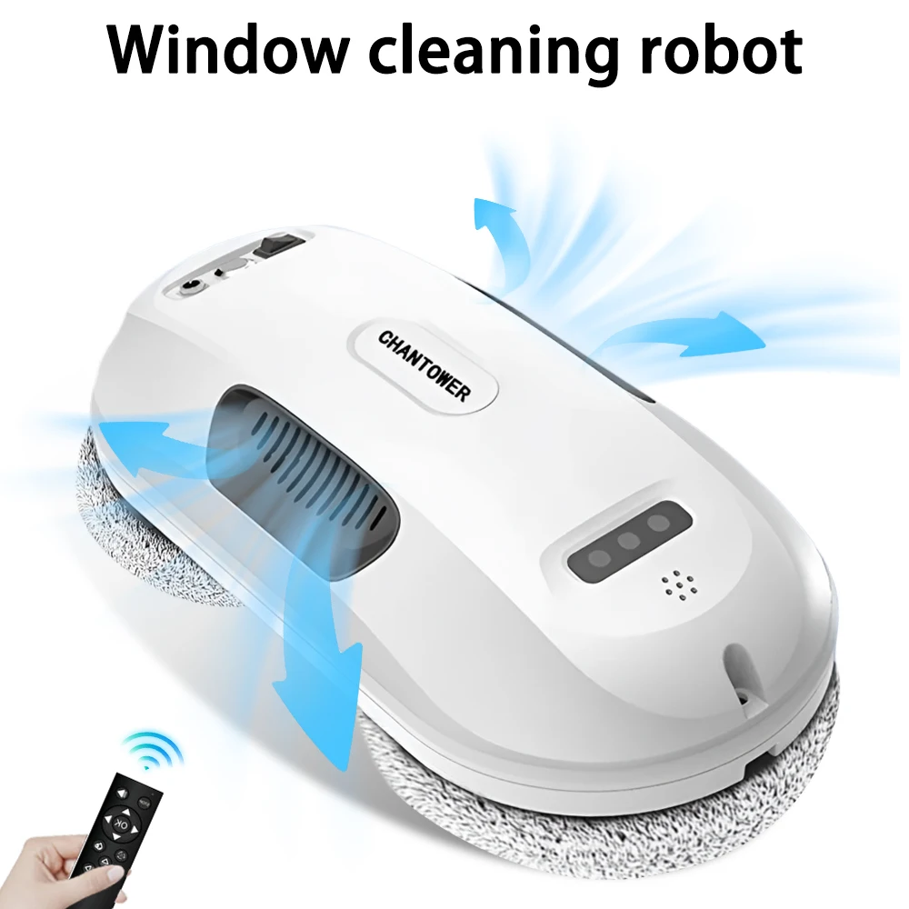 Window Cleaning Robot Electric Vacuum Window Washer Remote Control Clean Glass for Home Electric Glass Limpiacristales Machine