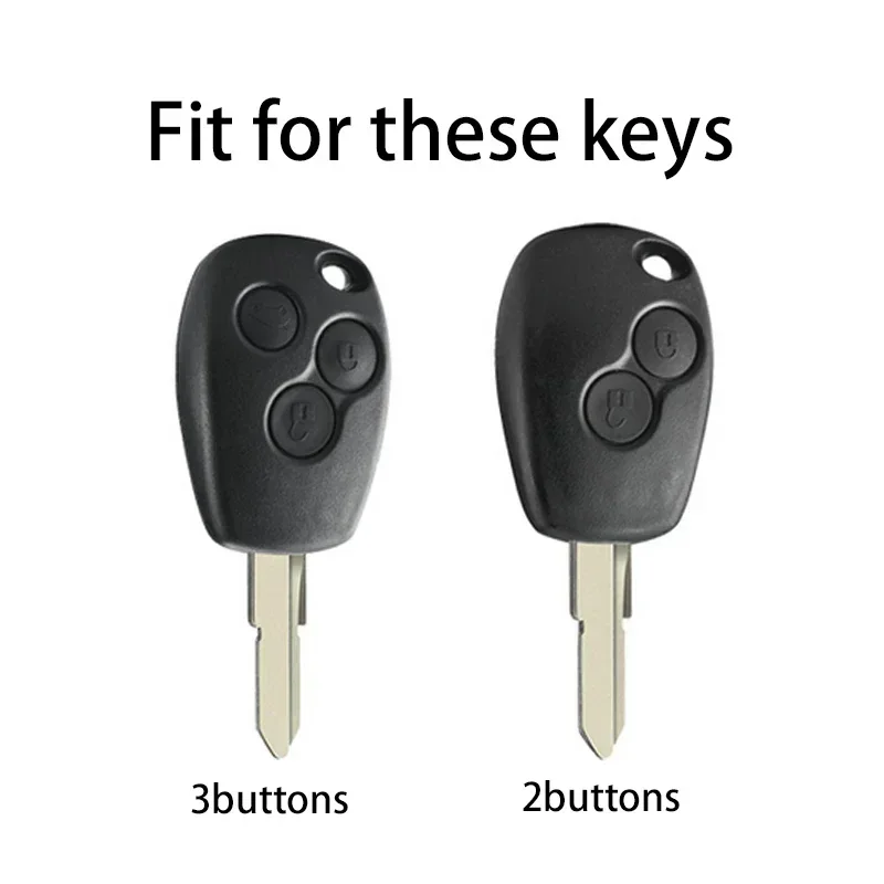 2/3 زر بولي TPU سيارة البعيد قذيفة فوب حامل لرينو كليو ترافيك توينغو كانجو ماستر مودوس داسيا داستر سانديرو مفتاح غطاء