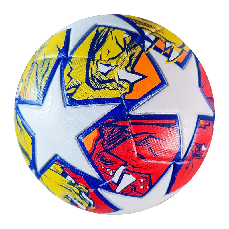 プロ仕様デザイン アウトドアPUフットサル サイズ5 サッカーボール 屋外ユースフットボールトレーニング用