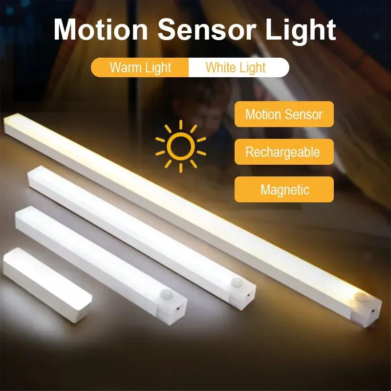 Intelligent Automatic Wireless Strip Human Body Induction Magnetic Suction Charging Night Light Multi Specification Lights