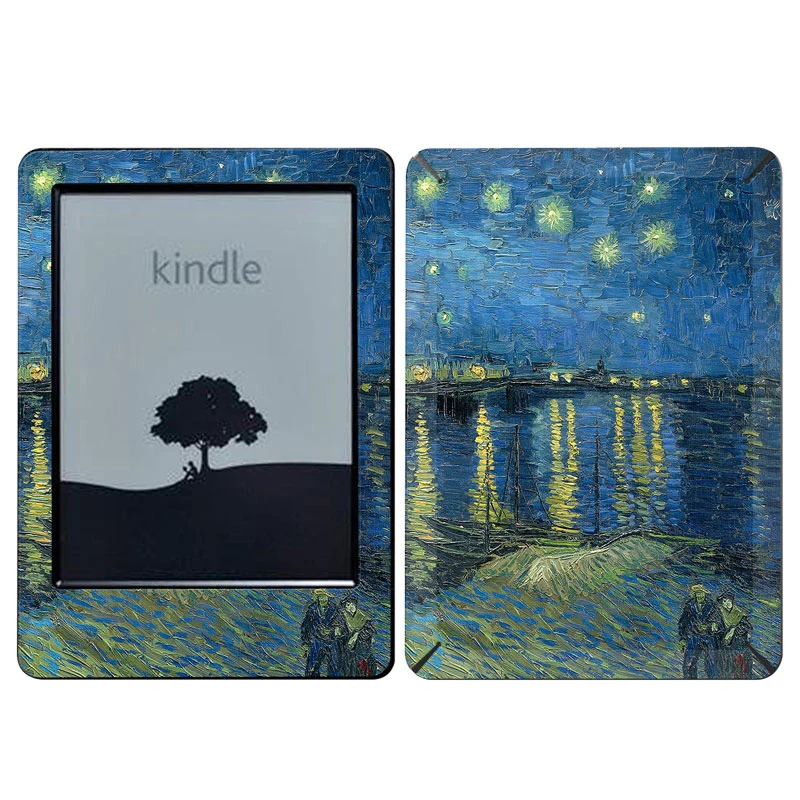 Kindle 6/8 يستخدم DIY الجلد الكتاب الاليكتروني eink قارئ الحبر الإلكتروني شاشة تعمل باللمس واي فاي ereader لا ضوء أفضل من كوبو لـ Kindle