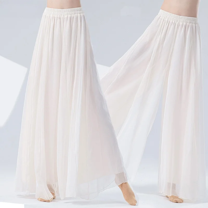 elegant-double-layer-wide-leg-pants-for-women's-square-dance-performance-practice-modern-national-dance-skirt-loose-fit-trousers
