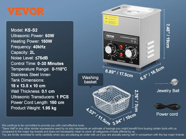 SucceBuy 2/3/6/10/15/30L Ultrasone reiniger met verwarming Timer voor laboratoriumgereedschap Metalen onderdelen Carburateur Messing Auto-onderdelen Motoronderdelen
