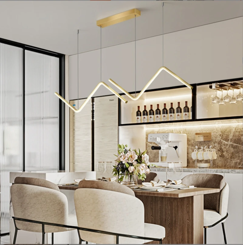 

Modern Times Brief Restaurant Hanging Lamp Creative Intelligent LED Bar Exhibition Hall Study Room Indoor Decorative Lamps