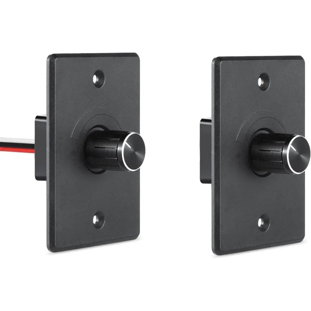 

12V Dimmer Switch 2-Pcs, RV Light Dimmer High Side PWM Dimming Switch or Boat Camper Trailer Van Truck Cars, Works with LED Ligh