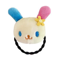 Usahana peluche cravatte per capelli corde testa di coniglio fasce per capelli carine elastici elastici elastici elastici accessori per capelli Kawaii per ragazze donne