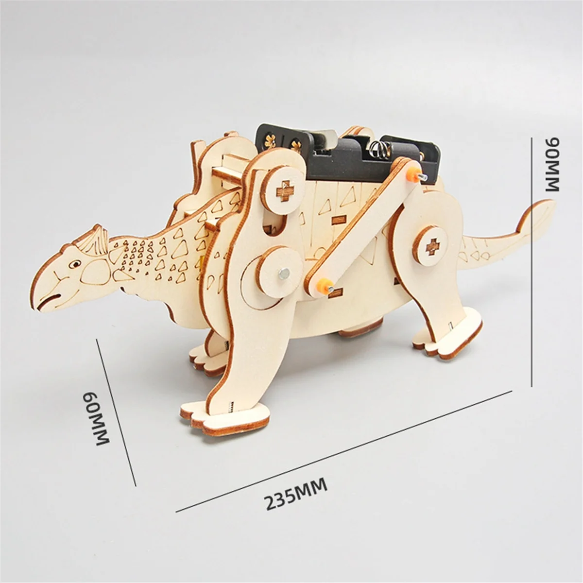 IINBD-DIY Ankylosaure dinosaure faisant invention fait à la main