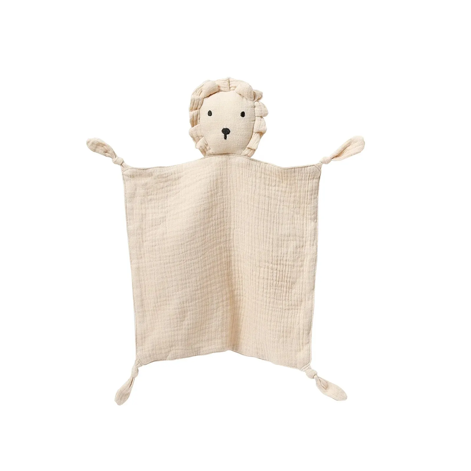 Mousseline Baby Comfort Handdoek Katoenen Trooster Deken Zacht Pasgeboren Slapen Poppen Kindermode Slaap Speelgoed Kalmeren Sussen Handdoek Slabbetjes