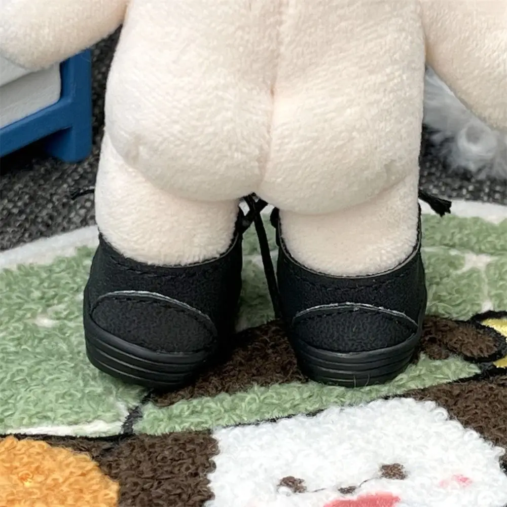 

Dress Up Sitting Party Mini Leather Shoes Universal Sneakers Cotton Leather Shoes PU Cartoon Clothes Shoes DIY