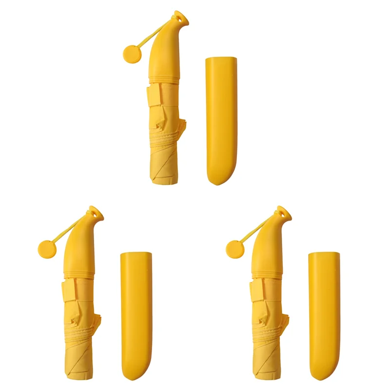 

SEWS-3X Umbrella Banana Folding Umbrella Banana Umbrella Yellow