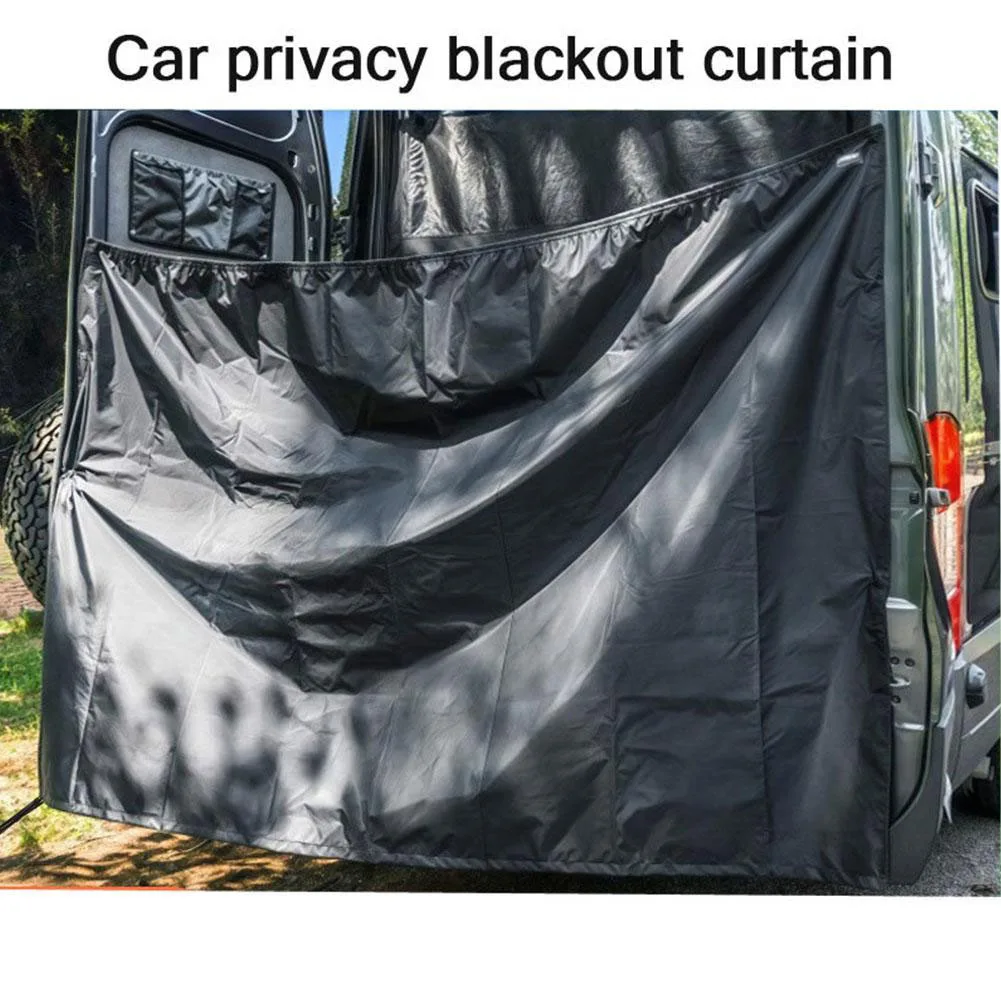 Car Privacy Shades Cover Van Rear Door Curtain Car Divider Curtain Oxford Cloth For RV,SUVs, Trucks, And Business Cars