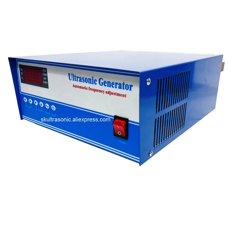 Gerador ultrassônico rs485 de rede plc para sistema de limpeza ultrassônica totalmente automático, equipamento de lavagem de hardware de motor automático