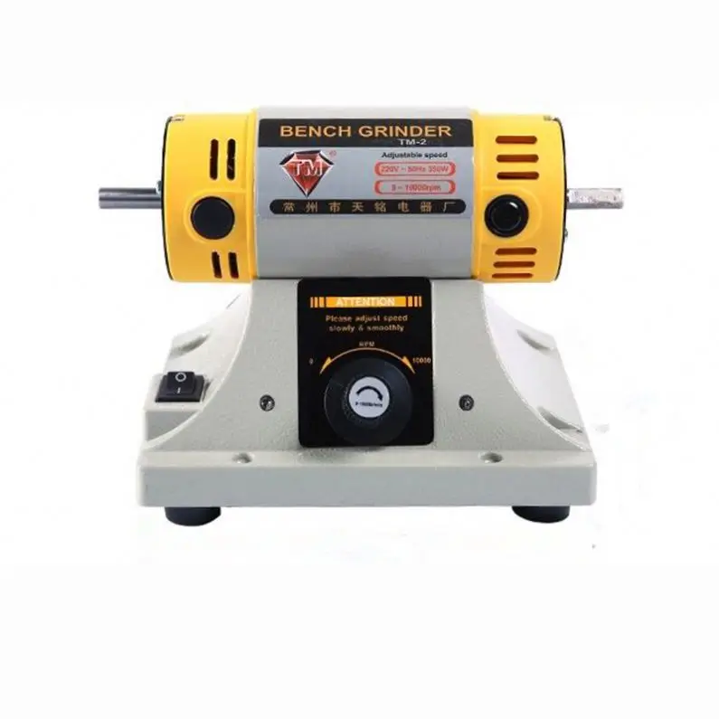 

110/220V Professional Jewelry Rock Polishing Buffer Machine Mini Bench Polisher Electric Wood Router Carving Polishing Machine
