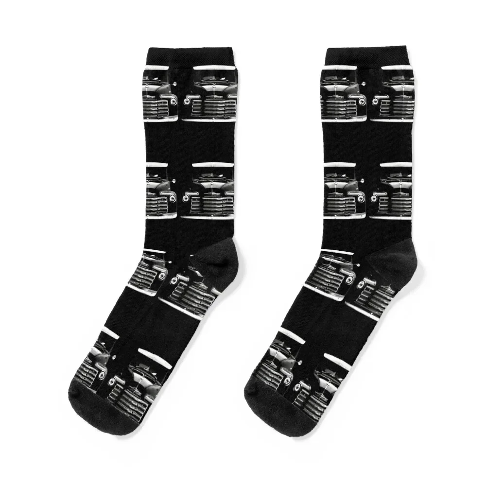 

1951 Chevy 3100 Pick up Truck Front View Silhouette Socks fashionable bright garter christmass gift Socks Women Men's