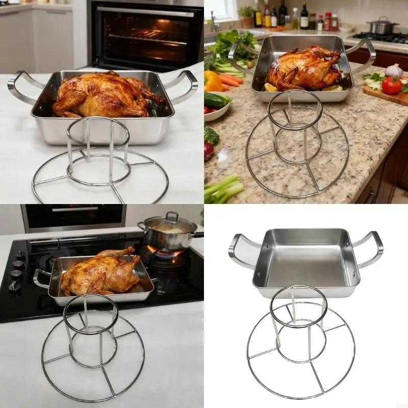 

Safe Stainless Steel Roasting Pan Healthy Cooking Locking In Juices Nutrients For Family Dinners Always B03E