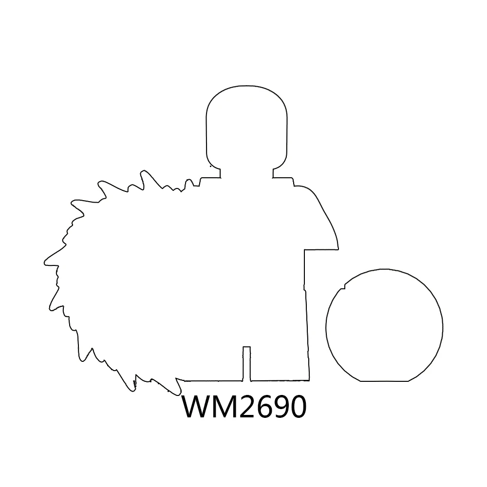 WM6180 Figurki anime Klocki konstrukcyjne Zabawka WM2690 WM2691 WM2692 WM2693 WM2694 WM2695 WM2696 WM2697