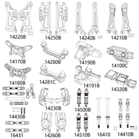 MJX Hyper Go 14209 14210 Stock Replacement Suspension Arm Shock Absorber Tire Chassis Body Shell Drive Shaft Spare Original Part