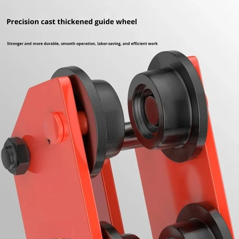 Electric carbon steel I-beam sliding hand push/pull hoist 0.5/1/2 ton 3 ton monorail crane