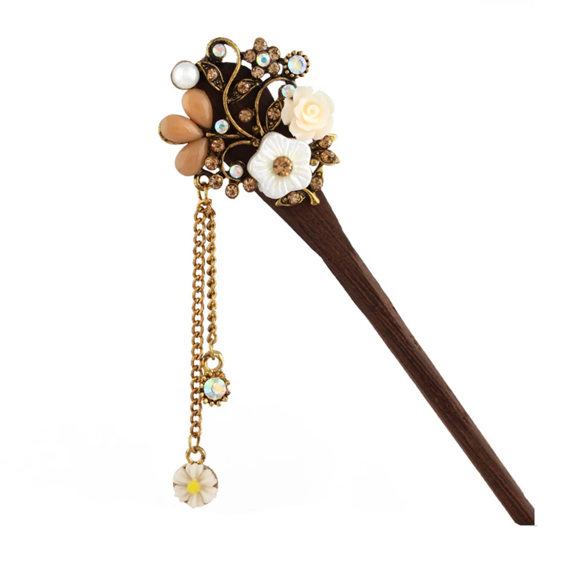 

Classical Hair Accessories Women Wooden Sticks Decorative Chopsticks Hairstyle Wedding Party Traditional