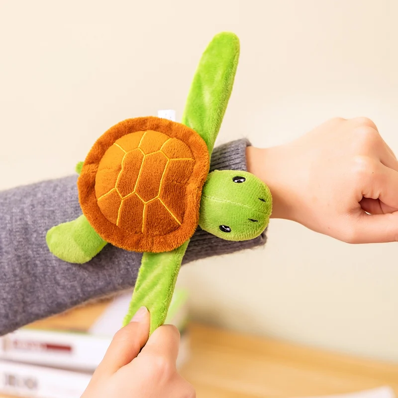 20 cm Nette Slap Band Tier Armband Armband Schwein Fuchs Panda Waschbär Papagei Plüsch Hand Ring Armband Weiche Spielzeug Kreative geschenk – Detail 29