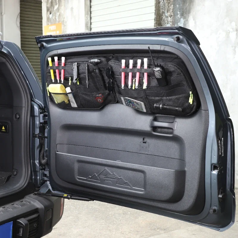 

For Changan Dark Blue G318 24-25 Oxford Cloth Car Trunk Tailgate Window Storage Bag Cargo Tools Tidying Package Car Accessories