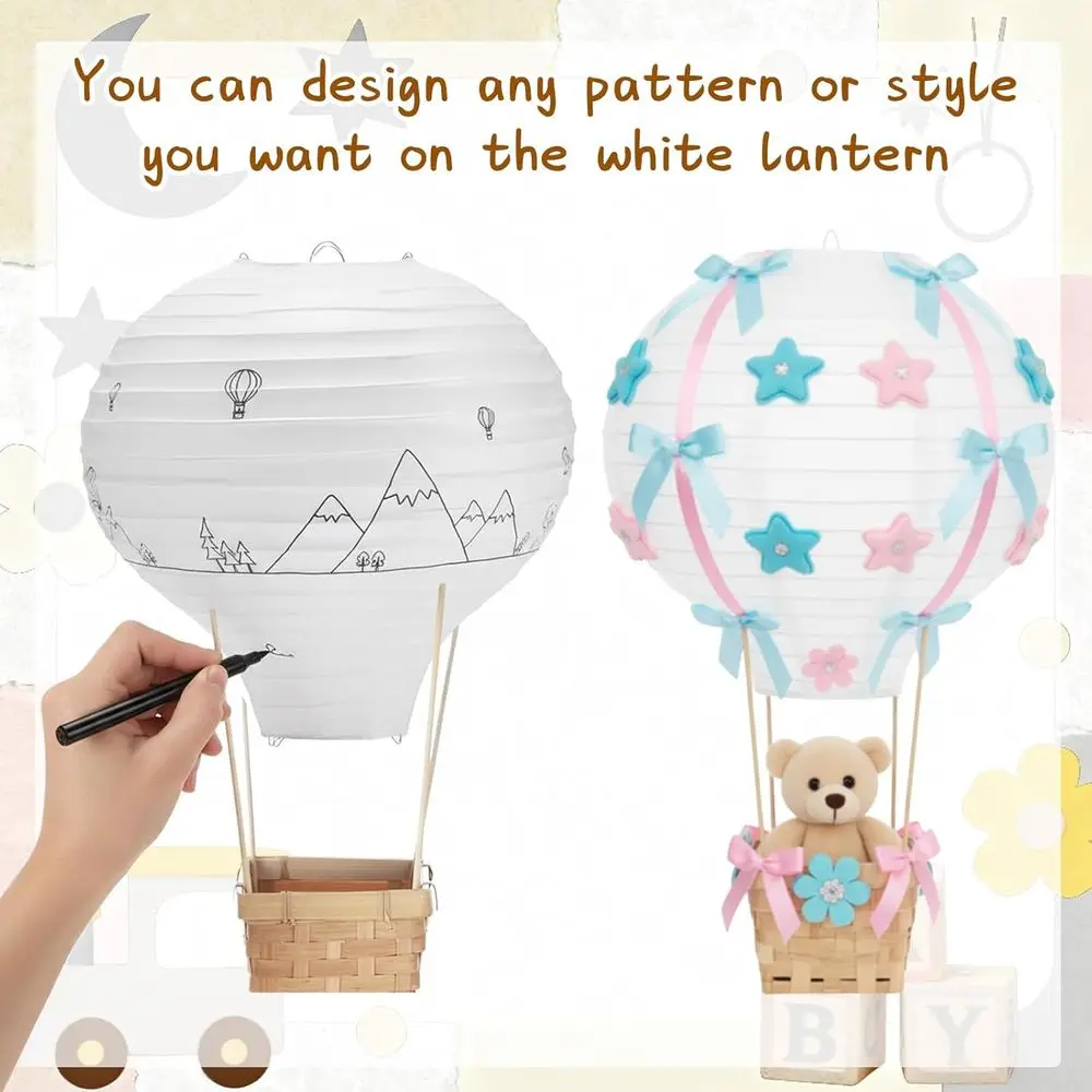 11,8 бумажных фонариков и плетеных корзин для центральных шаров своими руками — идеально подходит для определения пола, детского душа и свадьбы.