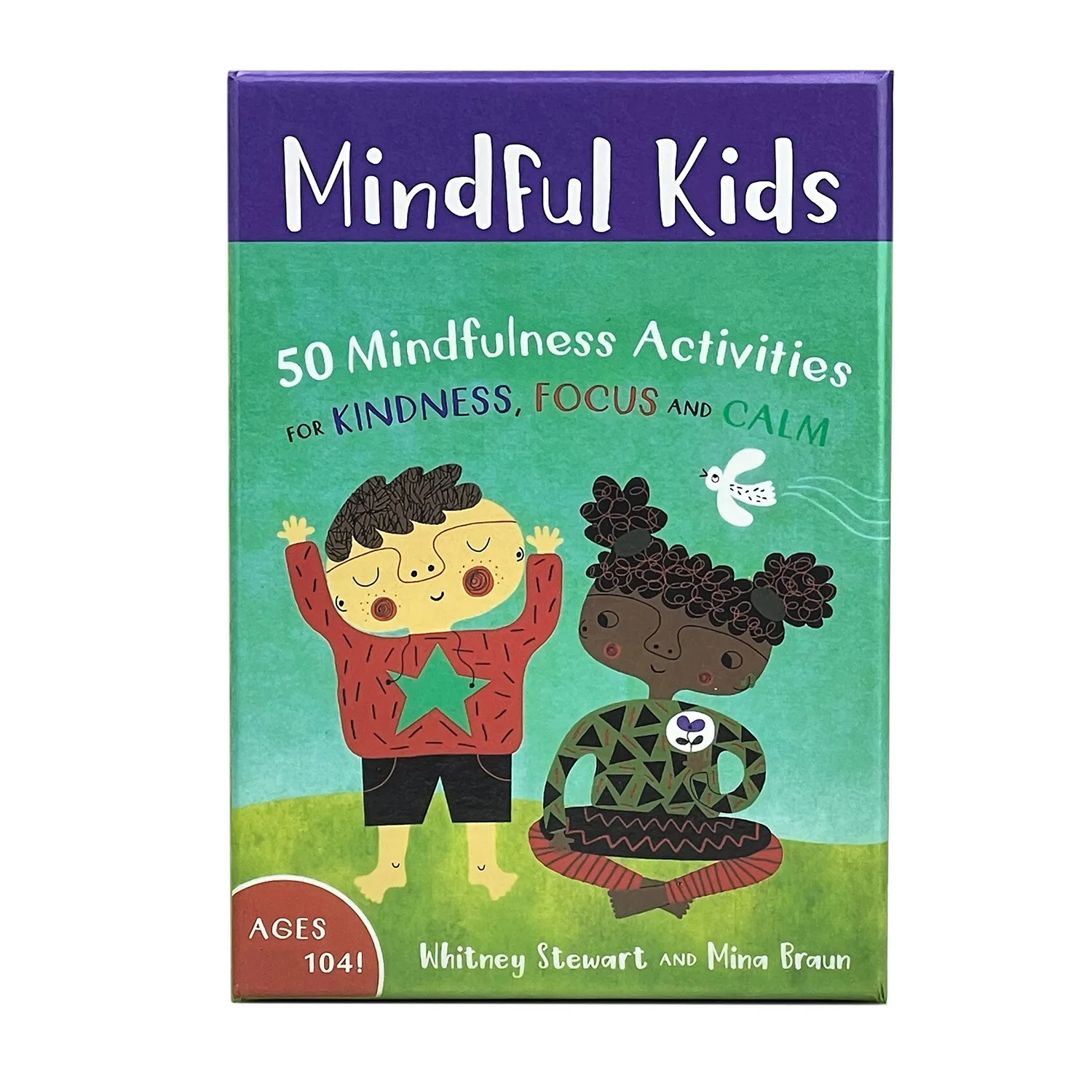 Mindfulness Game for Kids - 50 Mindfulness Activities for Kindness, Focus and Calm Mindful Talk Cards for Children and Parents C