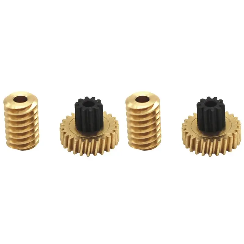 L60A 2X 5840-31ZY Worm Gear Motor Gears All Steel Pinion Small Modulus Gear Self-Locking,Gear Motor Matching Gears Copper
