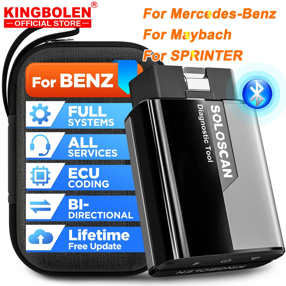 [ Per Benz per Maybach per Sprinter ] KINGBOLEN Soloscan tutti i sistemi ECU Codifica Strumenti diagnostici bidirezionali per auto italiane Gratis a vita