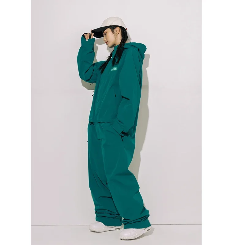 Ski Overalls Women 2024 Stylish Sports Outdoor Snowboarding Jumpsuits One Piece Overalls Waterproof Windproof Ski Suit Women