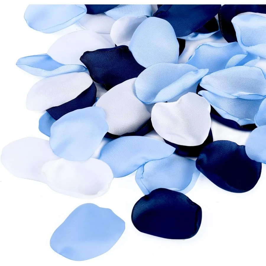 

Шелковые лепестки роз, 300 шт., синие лепестки цветов vy для свадьбы, девушки, годовщины, центральные украшения для стола, вечерние сувениры, День Святого Валентина