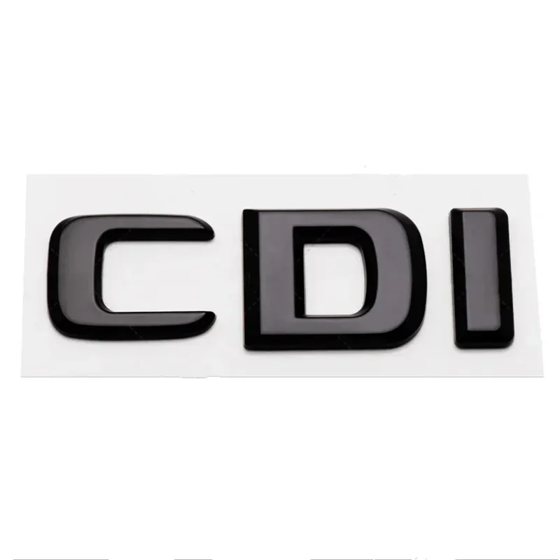 3D ABS Chrome Letters Car Styling Rear Trunk Badge CDI Emblem Logo For Mercedes E270 E280 S400 E220 ML320 GLK220 Car Accessories