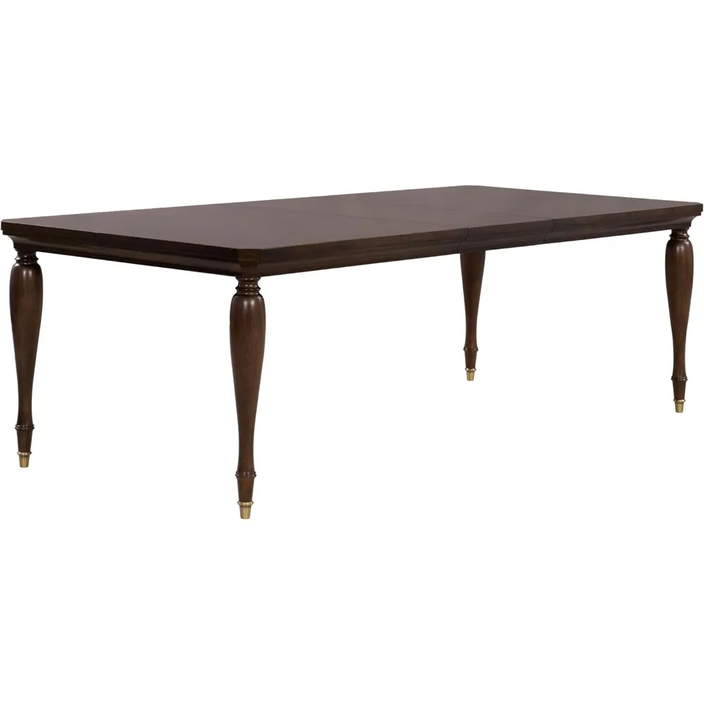 طاولة طعام مستطيلة عصرية 94 من Aiyana مع أوراق قابلة للتمديد، مقاعد 8، سهلة التجميع للاستخدام المنزلي #1