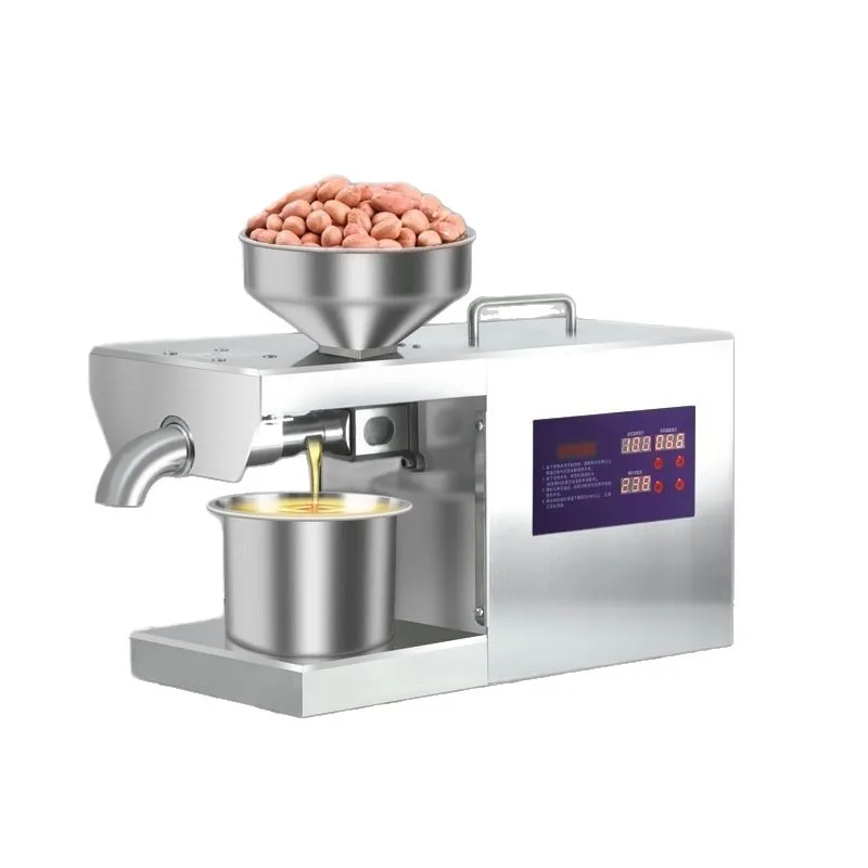 Oil press household small non-automatic multi-function intelligent oil pressing stainless steel electric peanut rapeseed frying