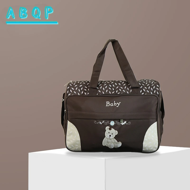 New Baby Diaper Bag Handbag Large Capacity Fashionable Baby Bag Multifunctional Waterproof Baby Diaper Handbag High Quality