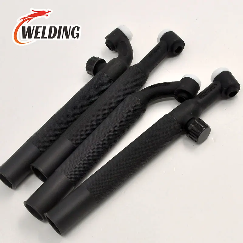 TIG Welding Torch WP20 water cooled Torch Head Black Round Handle WP20F Flexible Handle WP20V with Valve