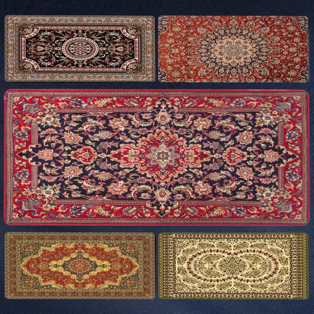 

Mouse Pad Desktop Office Accessories Prayer Rug Persian Carpet Mouse Mat Gamer Computer Desk Accessory Keyboard Mousepad Company
