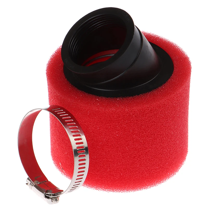 1Pcs Pit Dirt Bike Air Filter Red 42mm 140cc 150cc 160cc Pitbike Motorcycle image 3