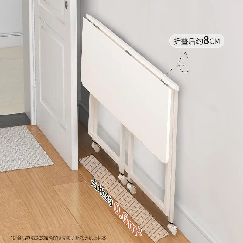 Mesa plegable extraíble con escritorio con ruedas, mesa para ordenador, mesas de aprendizaje sencillas y ligeras para el hogar, banco de trabajo