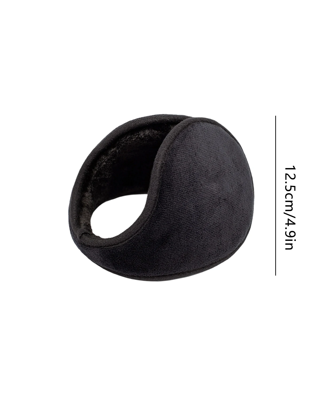 1 Buah Penutup Telinga Musim Dingin Desain Tebal dan Besar Bergaya Korea untuk Pria Wanita Pelindung Telinga Aksesori Musim Dingin yang Hangat untuk Wanita